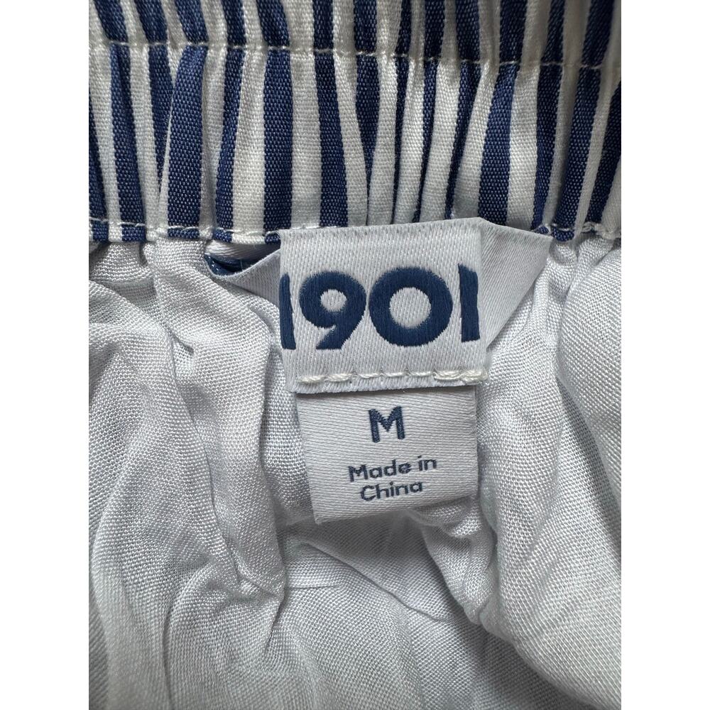 1901 Women's Blue & White Striped Midi Skirt - New w/Tags - Picture 8 of 8
